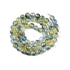 Dyed Natural White Jade Beads Strands G-T138-6mm-210-27-2