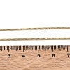 1.2MM 304 Stainless Steel Boston Link Chain Necklaces NJEW-D328-01G-03-3