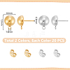 304 Stainless Steel Stud Earring Findings STAS-UN0012-12-3