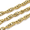 304 Stainless Steel Rope Chains CHS-C018-03G-1