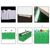 Hibiscus Artificial Grass Table Skirt AJEW-PH0016-17-7