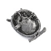 Owl Alloy Brooches for Backpack Clothes PALLOY-D361-22G-2