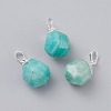 Natural Amazonite Pendants G-G845-07S-04-1