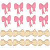 16Pcs 2 Styles Bowknot Enamel Pins JEWB-SC0001-74-7