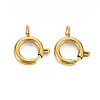 304 Stainless Steel Spring Ring Clasps X-STAS-N095-049G-1