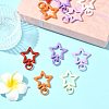 10Pcs Spray Painted Alloy Swivel Snap Hook Clasps FIND-FS0004-55-8