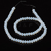 1 Strand Faceted Rondelle Opalite Beads Strands X-EGLA-F045C-01-3