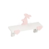 Miniature Wooden Rabbit Love Storage Rack Wll Shelf PW-WG68AA4-01-3