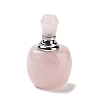 Natural Rose Quartz Dropper Bottles DJEW-K024-01P-05-2