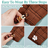6Pcs Alloy Enamel Cufflinks DIY-FH0009-79A-3