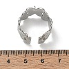 304 Stainless Steel Cuff Open Ring Setting SA-CBA37BC-05P-3