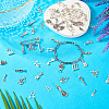 68Pcs 17 Styles Tibetan Style Alloy Pendants FIND-TA0006-19-8