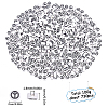 100G Opaque Acrylic Beads MACR-SC0001-49-2