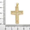 Brass Micro Pave Cubic Zirconia Pendants KK-M319-26G-01-3