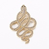 Brass Micro Pave Cubic Zirconia Pendants sgZIRC-E135-42G-1