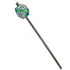 Lampwork & Brass Hair Sticks PW-WG50A30-05-1