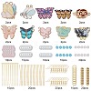 SUNNYCLUE DIY Butterfly Themed Earring Making Kits DIY-SC0001-95G-2