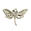 Tibetan Style Alloy Dragonfly Pendants TIBEP-3799-AS-LF-2