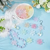 50Pcs Transparent Crackle Acrylic Beads OACR-SP0002-07-4