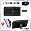 Man-made Board Plastic CD Display Stands ODIS-WH0030-303-2