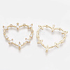 Cubic Zirconia Links KK-S348-083-1