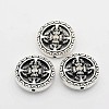 Tibetan Style Alloy Beads TIBEB-O004-72-1