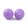 Opaque Acrylic Beads SACR-WH0001-32A-2