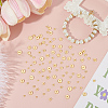 240Pcs 6 Styles Brass Beads KK-ME0001-69G-4