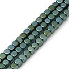 Electroplate Non-magnetic Synthetic Hematite Beads Strands G-I175-09F-1