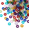 180Pcs 9 Colors Transparent Resin European Beads RPDL-MP0001-02-2