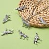 Tibetan Style Alloy Howling Wolf Pendants LS-LF1753Y-NF-4