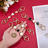 4Pcs 4 Colors Alloy Enamel Purse Strap Extenders FIND-BBC0002-46B-3