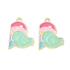 Alloy Enamel Pendants AL-CBA292F-01L-G-1