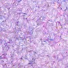 Baking Paint Transparent Glass Beads DGLA-T004-06E-2
