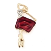 Zinc Alloy Crystal Rhinstone Brooches JEWB-I031-08B-1