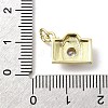 Brass Micro Pave Cubic Zirconia Pendants KK-Q098-36G-B01-3
