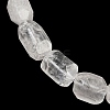 Natural Quartz Crystal Beads Strands G-F796-C11-01-4