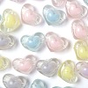 130Pcs 5 Colors Transparent Acrylic Beads X1-TACR-LS0001-04-4