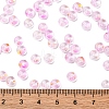 Baking Paint Transparent Colours Glass Round Beads SEED-L011-13A-05-4