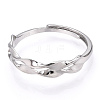 925 Sterling Silver Adjustable Ring Settings STER-T007-06P-4