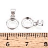 925 Sterling Silver Pendant Cabochon Settings STER-N016-87A-P-3
