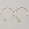 Brass Earring Hooks KK-WH0044-141B-G-1