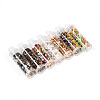 7 Bottles DIY Glass Seed Beads Sets DIY-N006-02F-2
