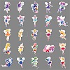 50Pcs Fairy PET Waterproof Stickers PW-WGFC600-01-5