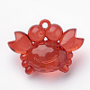 Transparent Acrylic Pendants X-TACR-T002-14-2