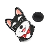 Schnauzer with Red Bowtie Alloy Enamel Pins LS-AL-CBA6DDE-03B-3