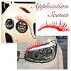 PET Eyelash Car Stickers STIC-WH0004-04C-6