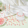 400Pcs 2 Colors Opaque Acrylic Beads OACR-PA0001-67-4