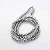 Electroplate Non-magnetic Synthetic Hematite Beads Strands G-J208G-13-2