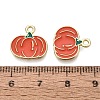 Alloy Enamel Pendants ENAM-Q003-10G-3